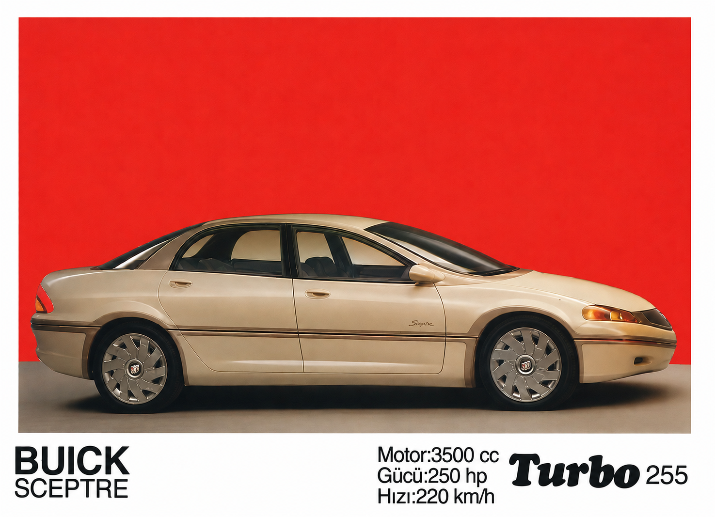 Вкладыш №255 — Buick Sceptre, восстановленное изображение