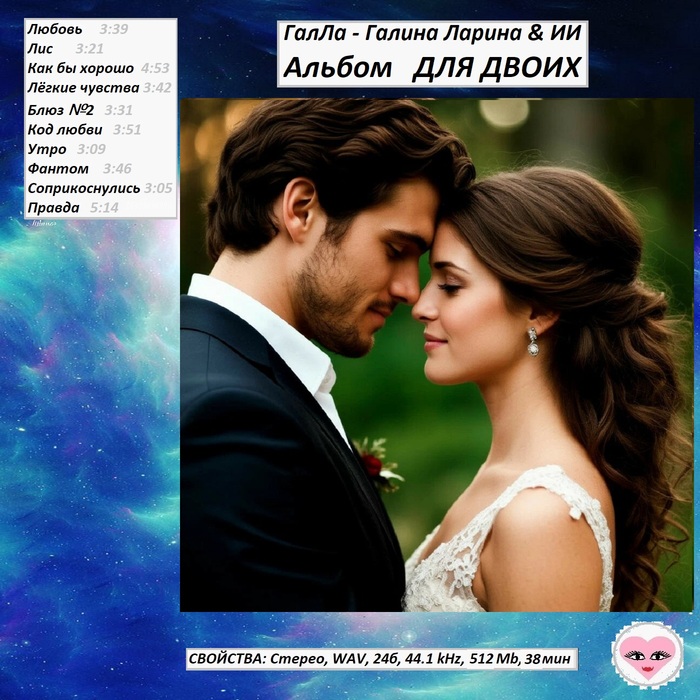 Альбом ДЛЯ ДВОИХ - ГалЛа - Галина Ларина & ИИ