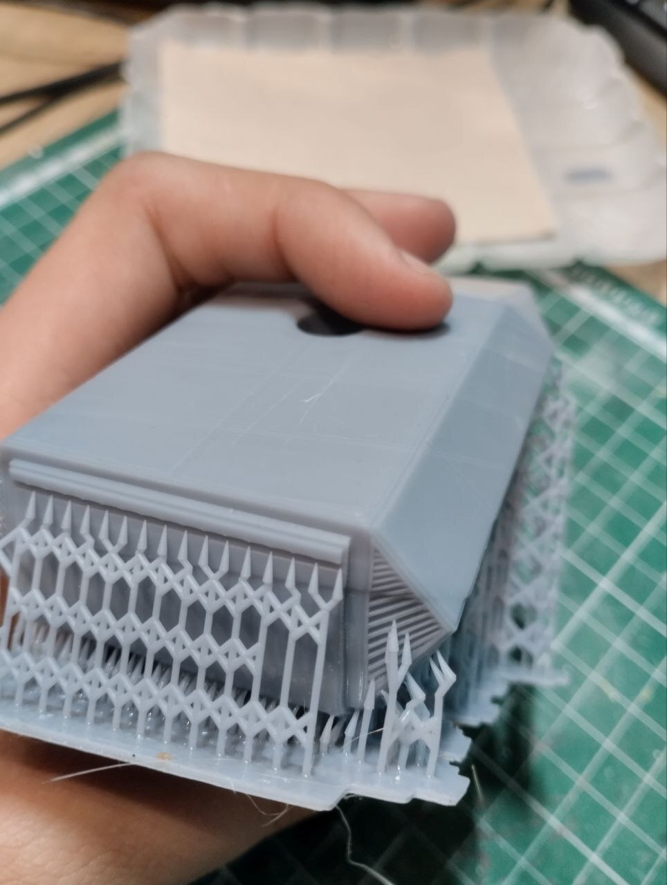 Another defect. The layers are peeling and the model is cracked in two places. What's wrong? - Problem, Stl, 3D печать, Longpost