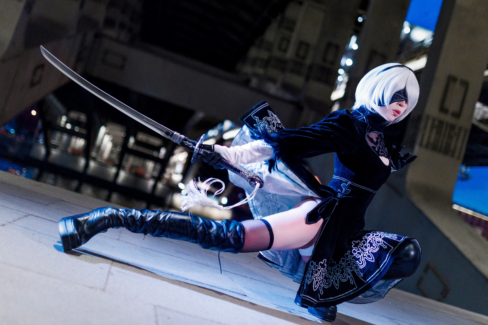 2B cosplay by ezzechka - Series My Cosplays
, My, Anime, Cosplay, PHOTOSESSION, Cosplayers, Girls, Yorha unit No 2 type B, NIER Automata, Games