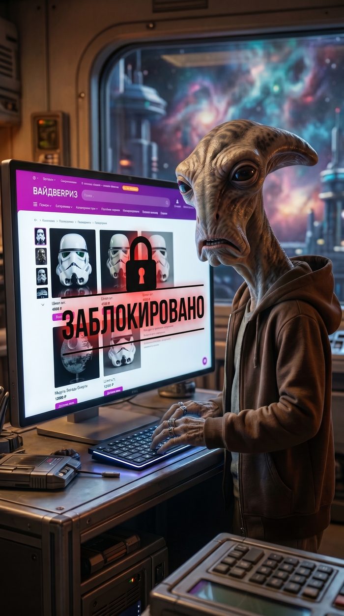Да ладно WB... Вы представьте лицо штурмовика, у которого на пункте выдачи СДЭК в Латвии завернули заказ с новым шлемом?