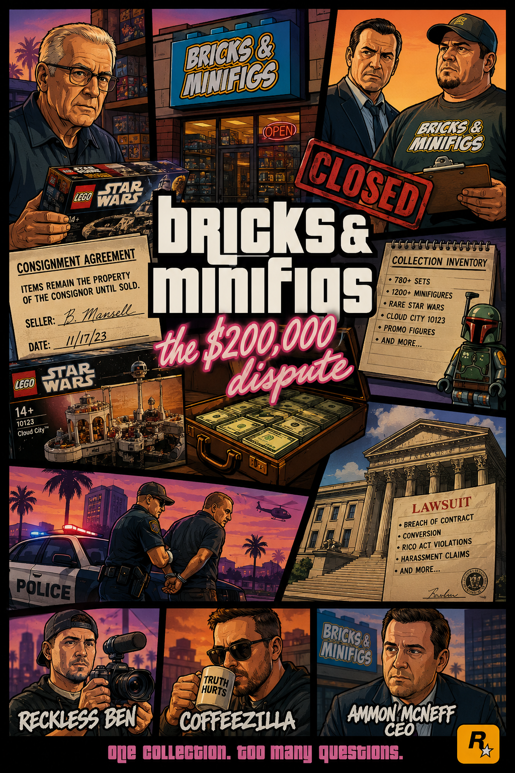 GRAND THEFT LEGO: A $200,000 Lego collection, thefts, scandals, shady schemes, internet investigators, and no easy answer - Part 1 - Series Lego News, My, Lego, Collection, Collecting, Constructor, news, Scandal, Scandals, intrigues, investigations, Internet, Corporations, Star Wars, Exposure, Deception, Fraud, Detective, Youtube, Justice, Money, Mat, Longpost, Negative, Survey