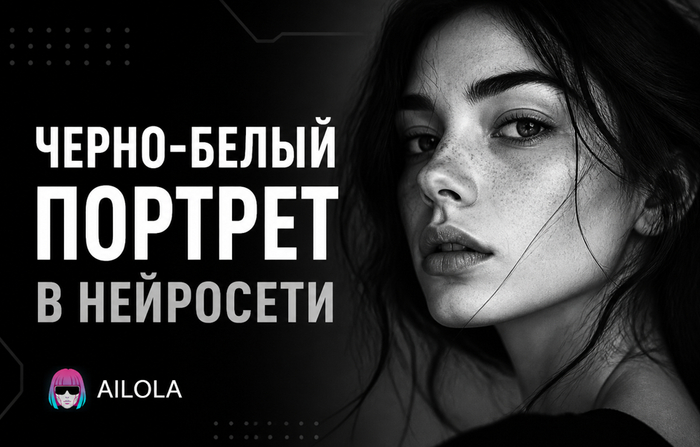Черно-белый портрет в нейросети: как ИИ создает строгий официальный образ в костюме в 2026 году