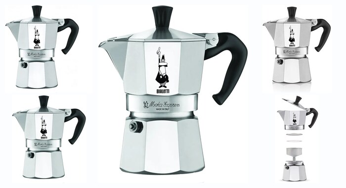 ��������� ��������� Bialetti Moka Express 1162, 3 �����, 130 ��
