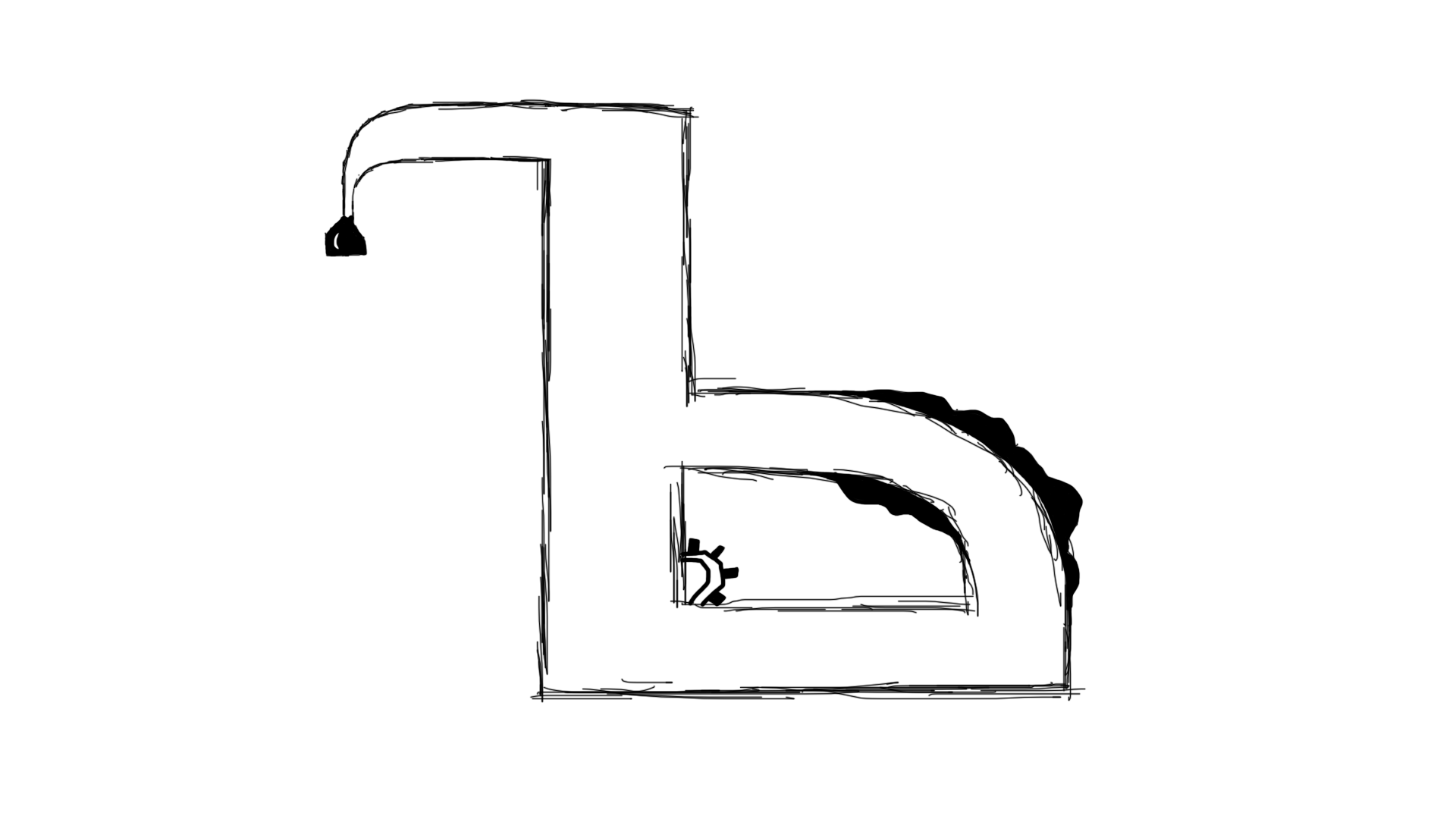 Conceptual Alphabet and Numbers (Nightmare Weekdays) - Series HalfLife, My, Concept Art, Concept, Alphabet, Design, Graphic design, Graphics, Style, Letters, Numbers, Drawing, Font, Typography, Longpost