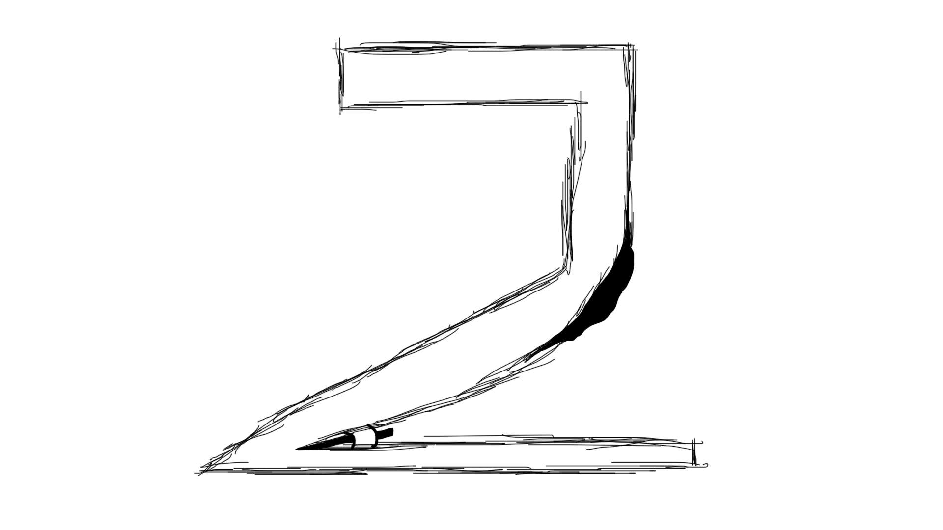 Conceptual Alphabet and Numbers (Nightmare Weekdays) - Series HalfLife, My, Concept Art, Concept, Alphabet, Design, Graphic design, Graphics, Style, Letters, Numbers, Drawing, Font, Typography, Longpost