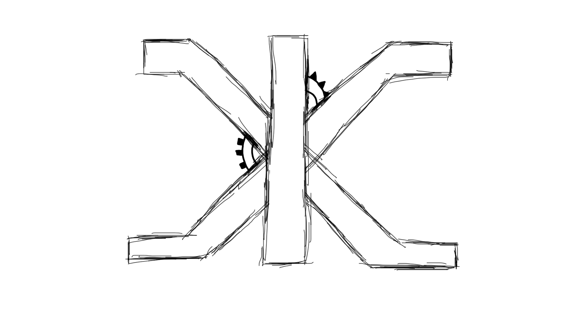 Conceptual Alphabet and Numbers (Nightmare Weekdays) - Series HalfLife, My, Concept Art, Concept, Alphabet, Design, Graphic design, Graphics, Style, Letters, Numbers, Drawing, Font, Typography, Longpost