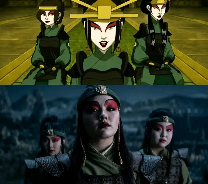 Do you have dumplings? What if we find some? - Serials, Avatar: The Legend of Aang, Aang, Netflix, Screen adaptation, Screenshot, Azula, Tai li, May, Fullness, Humor