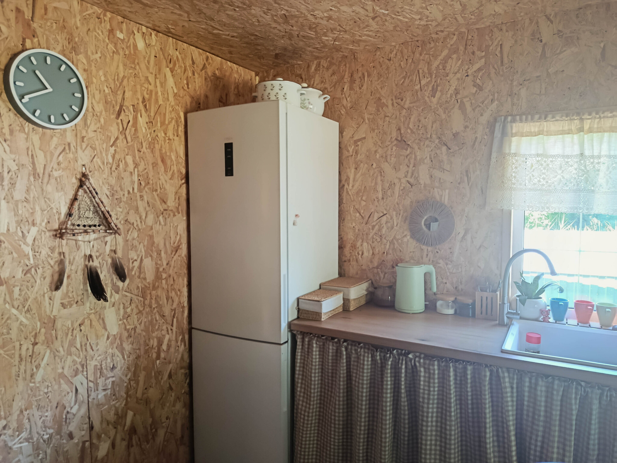 My number two dream is a lampshade over the table. And just lots of photos of our 6x6 house. - My, Dacha, Saint Petersburg, Layout, Longpost, Village