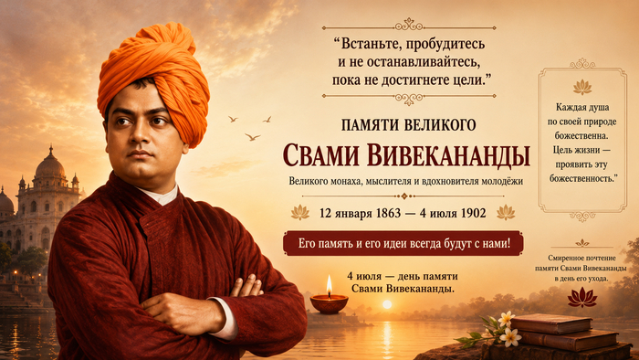 В ПАМЯТЬ СВАМИ ВИВЕКАНАНДЫ