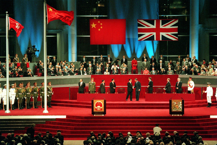 ��������� �������� �������� �����, 1 ���� 1997 ����. ��������: South China Morning Post / SCMP via Getty Images.