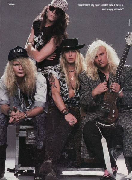 POISON на LIVE с синглом *Talk Dirty to Me* из альбома "Look What The Cat Dragged In" 1986 года GLAM METAL/HARD ROCK