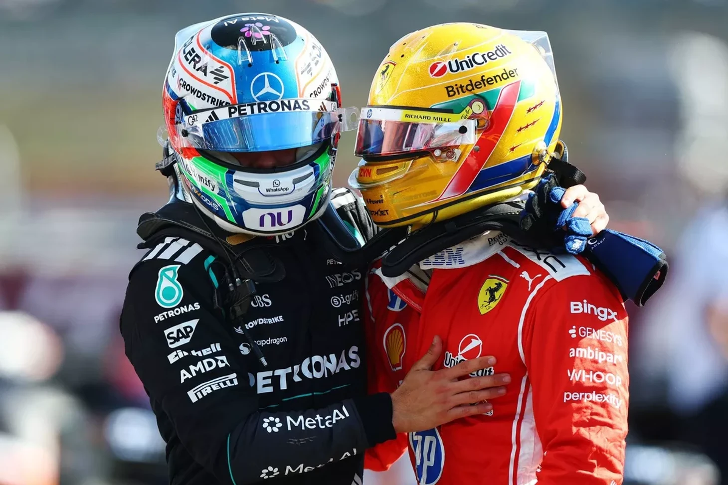 2026 British Grand Prix: Leclerc wins for the first time in two years, Russell and Hamilton take home podium - Series F1 is the queen of motorsport, My, Автоспорт, Formula 1, Speed, Race, Competitions, The photo, Great Britain, Charles Leclerc, Lewis Hamilton, George Russell, Lando Norris, Ferrari, Max Verstappen, Mercedes, Mclaren, Jeremy Clarkson, Brian May, Athletes, Sport, Extreme, Longpost