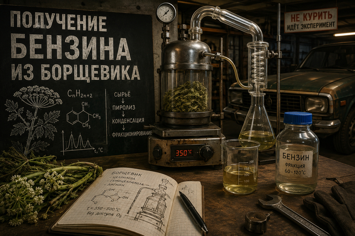 Бензин из борщевика