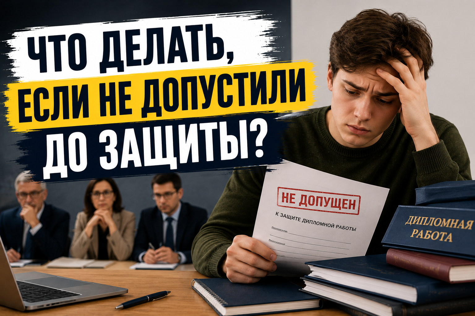 What to do if you're not allowed to defend your thesis in 2026: a step-by-step plan to avoid panic - Higher education, Students, Studies, Education, Development, Vkr, University, Diploma, University, Longpost