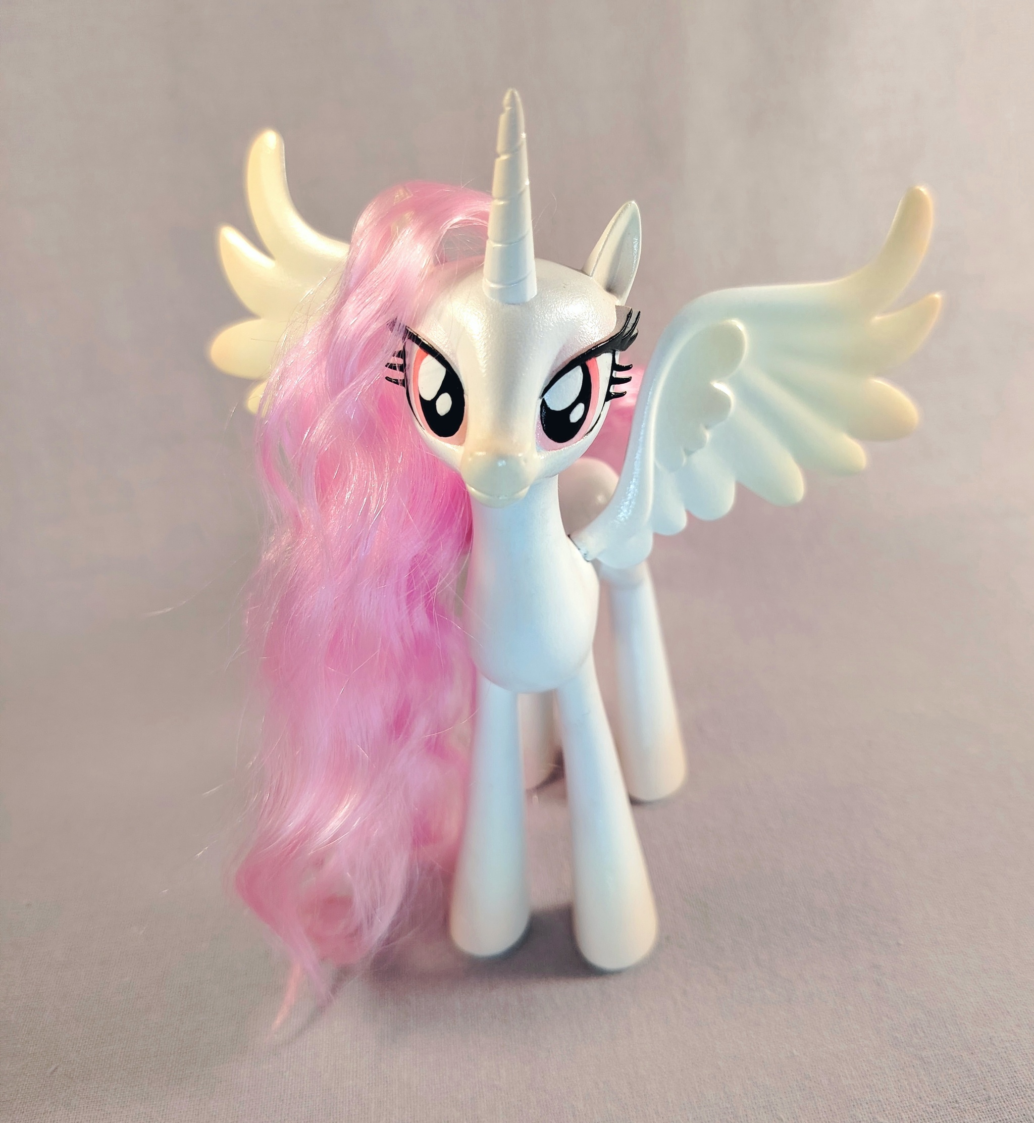 Custom 3D printed articulated alicorn pony with interchangeable wings. - Series 3d printing, My, Needlework, Needlework with process, Doll, Toys, Painting, Toy horse, Longpost, Horses, Wool, Crafts, Foal, My little pony, Princess celestia, Alicorn, Pony, Pegasus, Unicorn, 3D печать