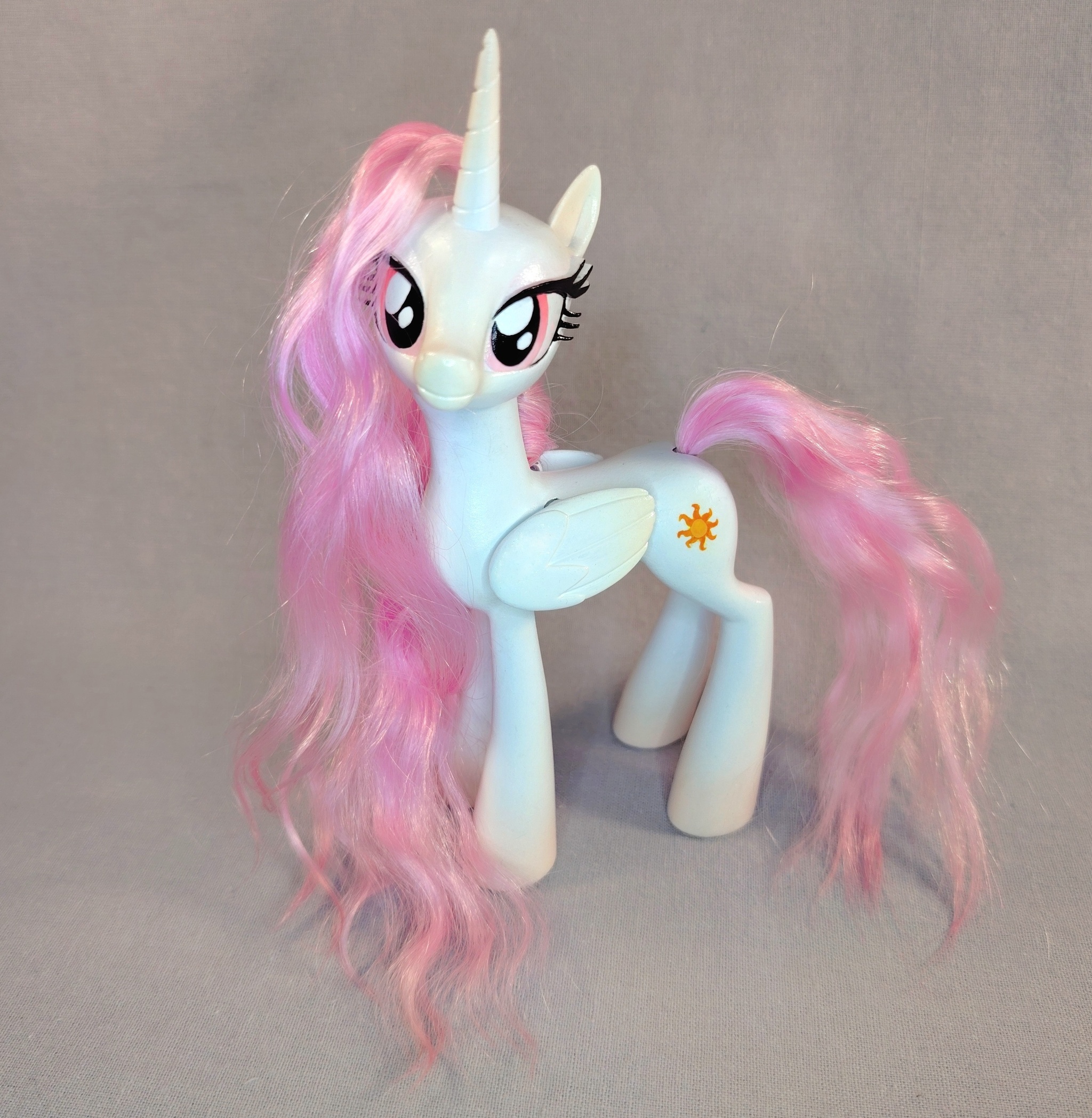 Custom 3D printed articulated alicorn pony with interchangeable wings. - Series 3d printing, My, Needlework, Needlework with process, Doll, Toys, Painting, Toy horse, Longpost, Horses, Wool, Crafts, Foal, My little pony, Princess celestia, Alicorn, Pony, Pegasus, Unicorn, 3D печать