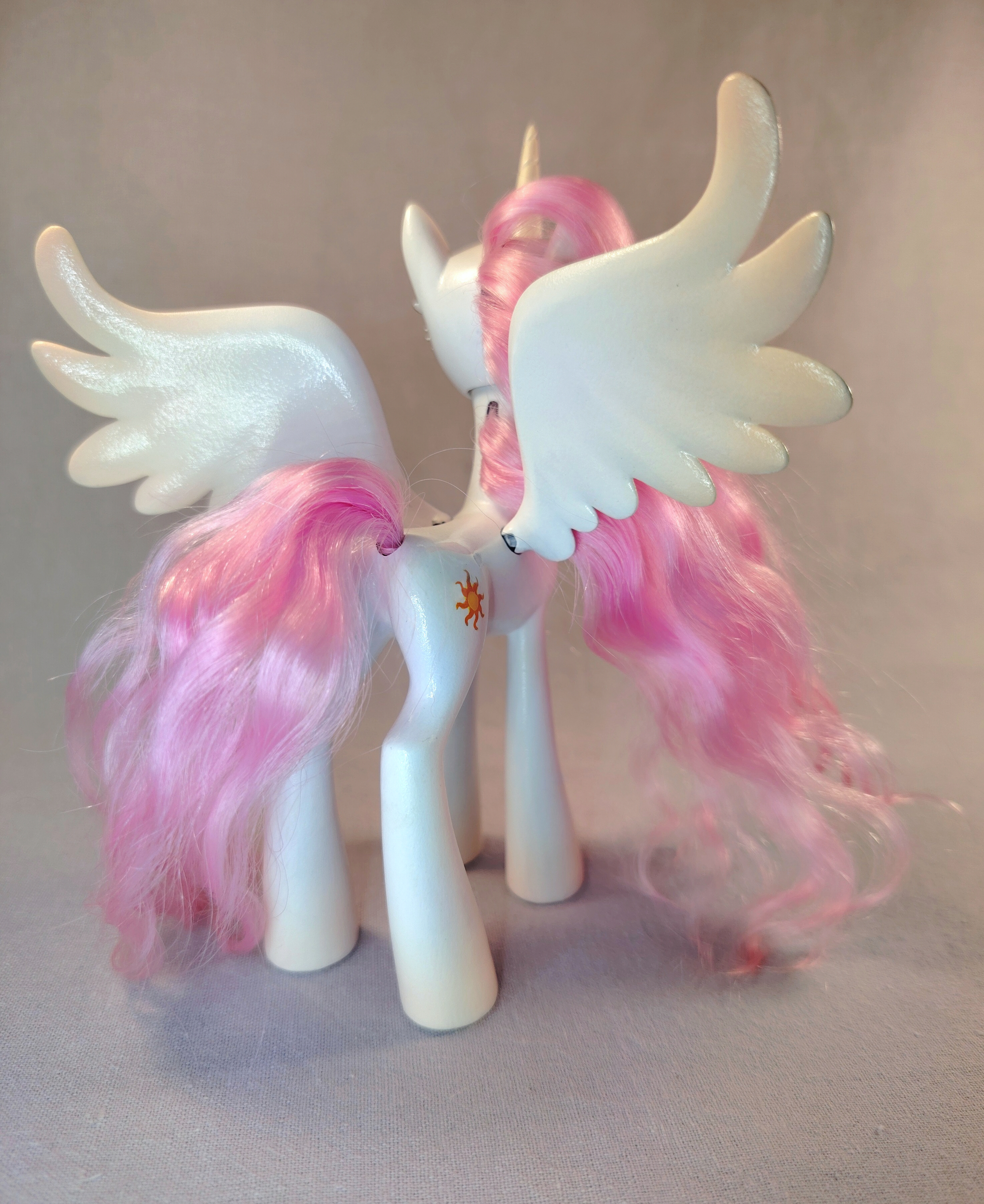 Custom 3D printed articulated alicorn pony with interchangeable wings. - Series 3d printing, My, Needlework, Needlework with process, Doll, Toys, Painting, Toy horse, Longpost, Horses, Wool, Crafts, Foal, My little pony, Princess celestia, Alicorn, Pony, Pegasus, Unicorn, 3D печать