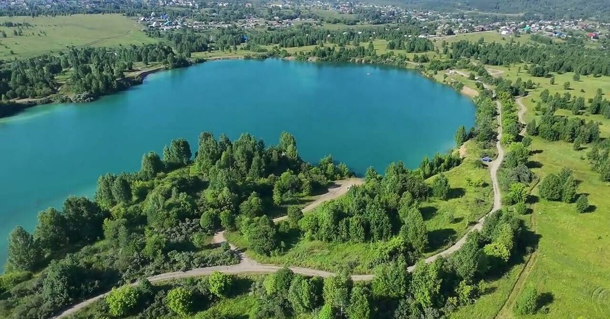 Blue Lagoon Lake - My, Lake, Blue Lagoon, Travels, Nature, Aerial photography, 4K resolution, Kemerovo, Industrial, Water, Beautiful view, Camping, Video, Youtube