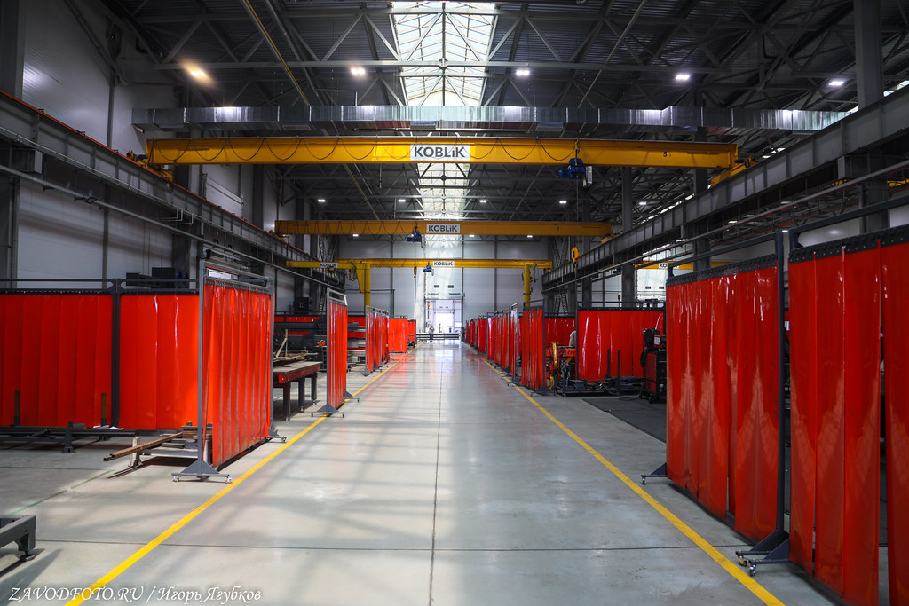 What is the new KOBLiK GROUP plant in Voronezh like, where they make semi-trailers for agriculture (part 2)? - Series My Industrial Reports  MECHANICAL ENGINEERING, My, Factory, Import substitution, Russian production, Industry, Production, Video, Rutube, Longpost