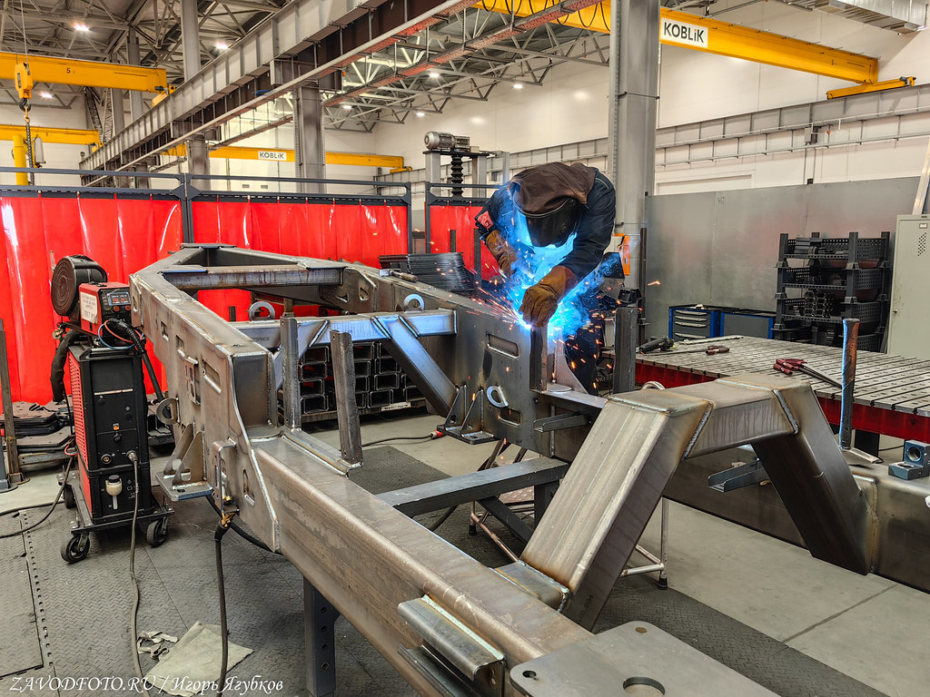 What is the new KOBLiK GROUP plant in Voronezh like, where they make semi-trailers for agriculture (part 2)? - Series My Industrial Reports  MECHANICAL ENGINEERING, My, Factory, Import substitution, Russian production, Industry, Production, Video, Rutube, Longpost