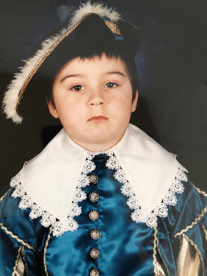 Ох уж эти новогодние фотосессии в детстве)