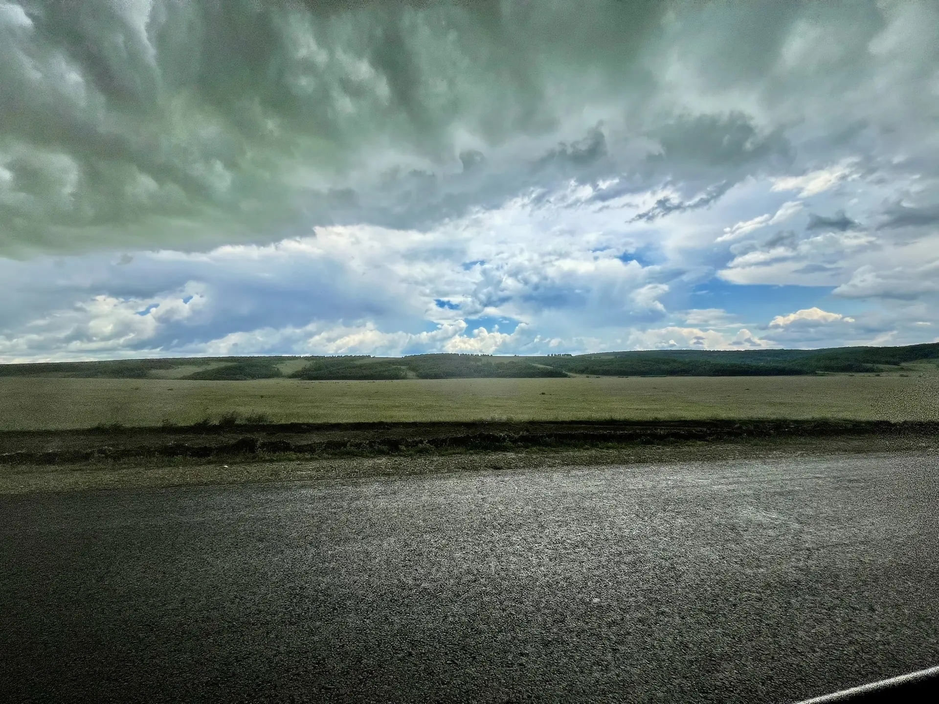 Reply to the post Show me the last photo you took just because you thought it was beautiful. - My, The photo, Baikal, Road, Weather
