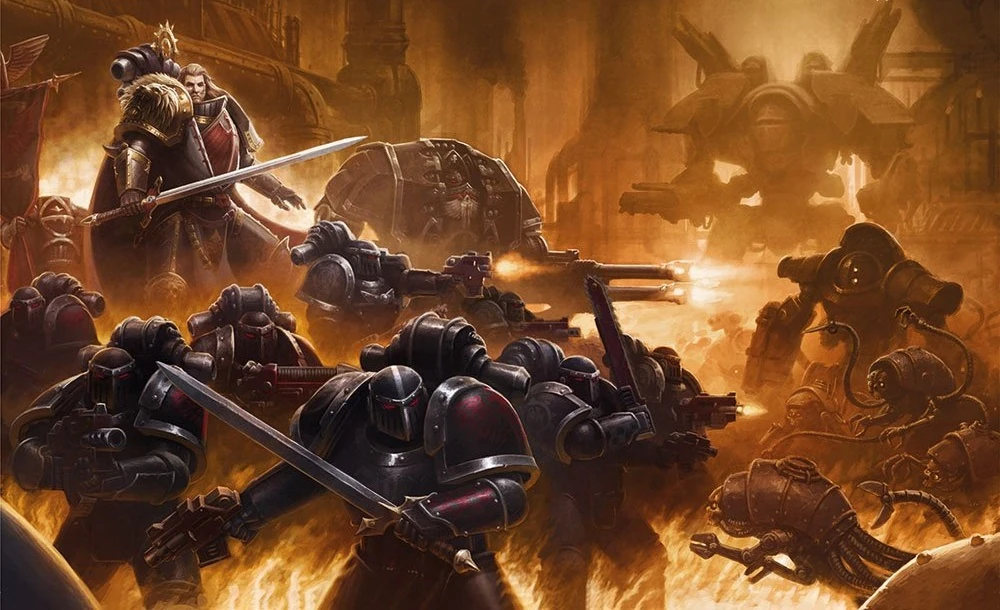 Warhammer 40,000 in Plain English. Part 11. Primarchs Again! - Series Warhammer 40000
, My, Retelling, Lore of the universe, Fantasy, Mat, Longpost, Emperor of Humanity, Warhammer 40k, Magnus the red, Sanguinius, Lion El`Jonson