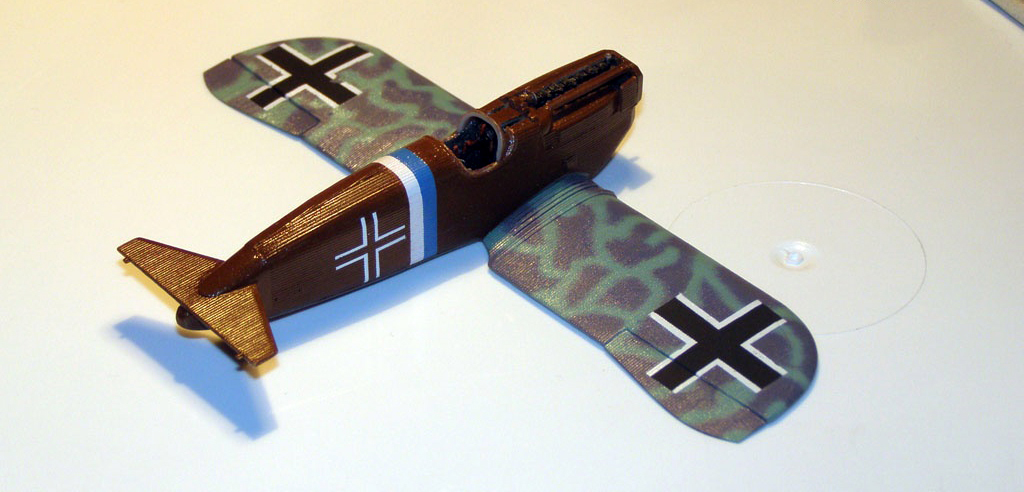 Junkers DI - Chocolate Belly - My, Aviation, Military aviation, Fighter, Aircraft modeling, Stand modeling, Scale model, Longpost