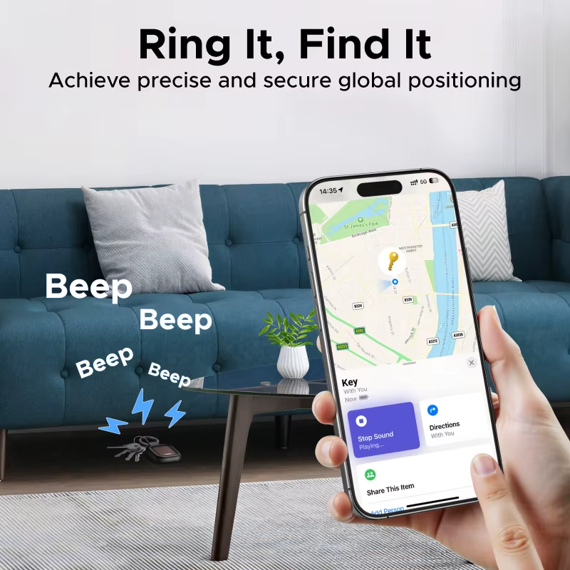 UGREEN Finder Pro (iOS only): A solar-powered smart tag. Get unlimited power to find things using Apple's Find My app. - Series Top Reviews  Ratings 2026 on Ali, My, AliExpress, Распродажа, Discounts, Products, Xiaomi, Charger, Tablet, Online shopping, Accessories, Battery, Holder, Appliances, Aliexpress sale, Advertising, Household goods, Longpost, 