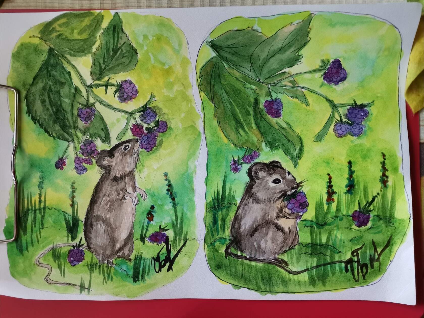 Sketch. I'm drawing. - My, Sketch, Liner, Watercolor, Longpost, Series Im drawing