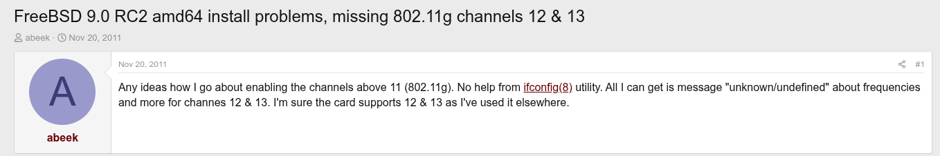 WiFi that didn't work - My, IT, Linux, Freebsd, Wi-Fi, Longpost