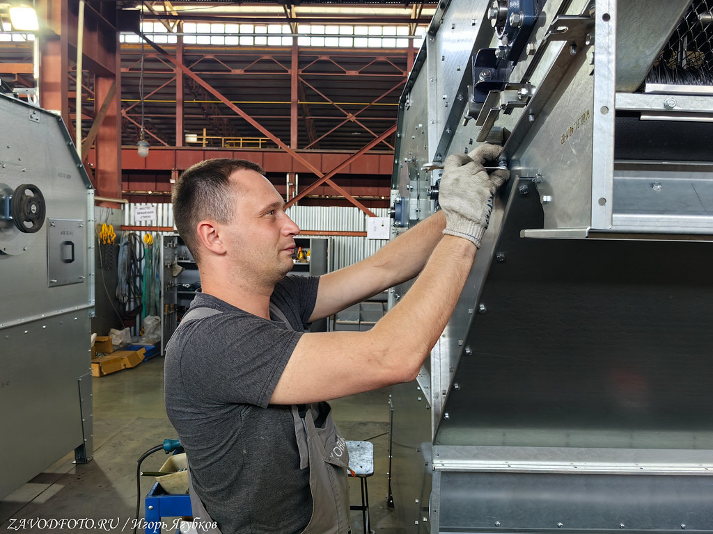 How grain elevator equipment is manufactured at the KOBLiK GROUP plant in Voronezh - Series My Industrial Reports  MECHANICAL ENGINEERING, My, Factory, Import substitution, Russian production, Industry, Production, Video, Rutube, Longpost