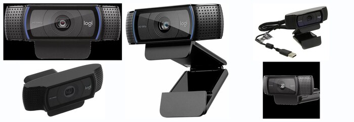 ������ Web Logitech C920e ������ 3Mpix (1920x1080) USB2.0 � ���������� (960-001086)