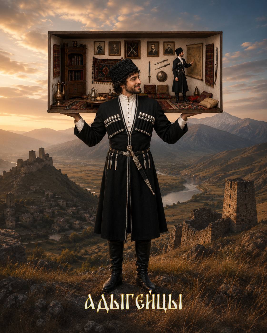 This is a trip around Russia without suitcases and tickets. - Neural Network Content, Artificial Intelligence, Neural network art, Russia, People, The culture, Traditions, Longpost