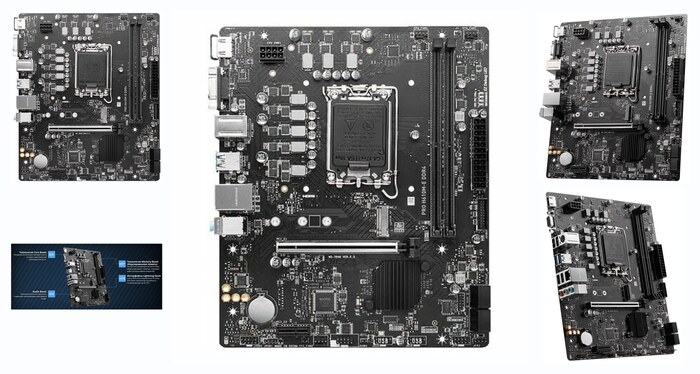 ����������� ����� MSI PRO H610M-E DDR4, LGA 1700, Intel H610, mATX, Ret