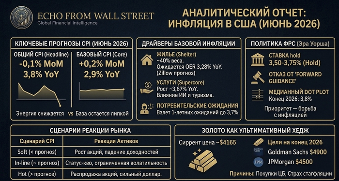 Иллюзия падающих цен: чего ждать от отчета по инфляции США