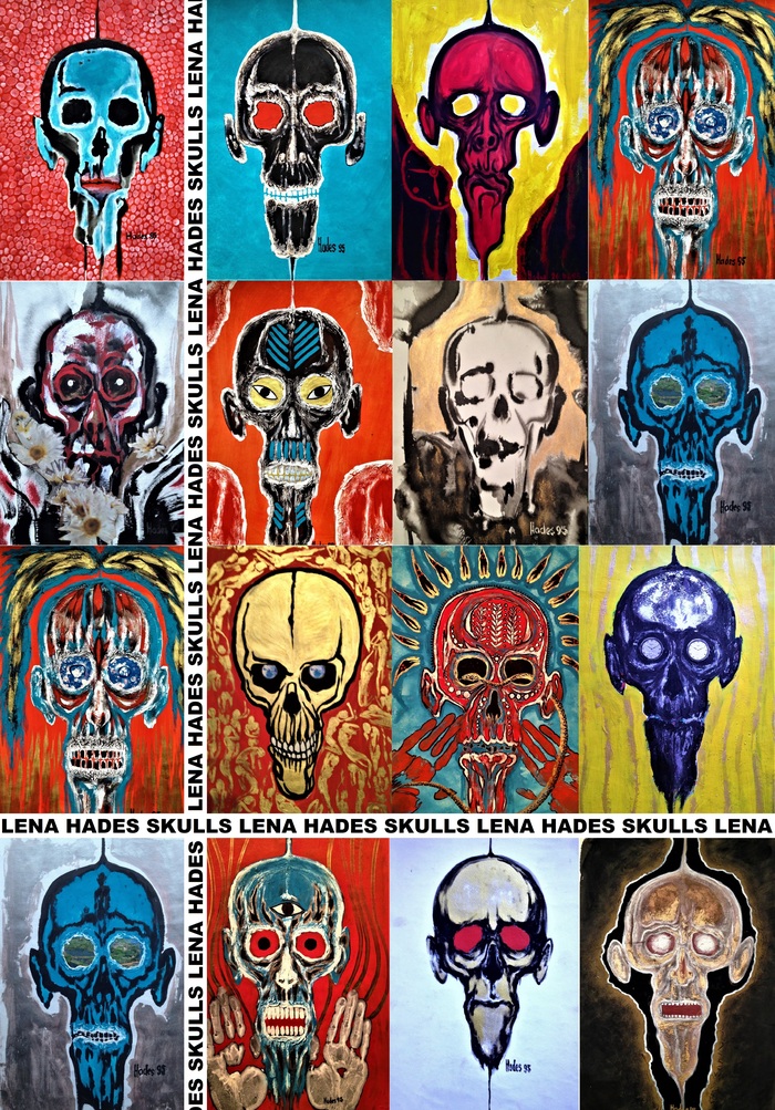 莉娜·哈迪斯的《骷髅》系列（Skulls Series）