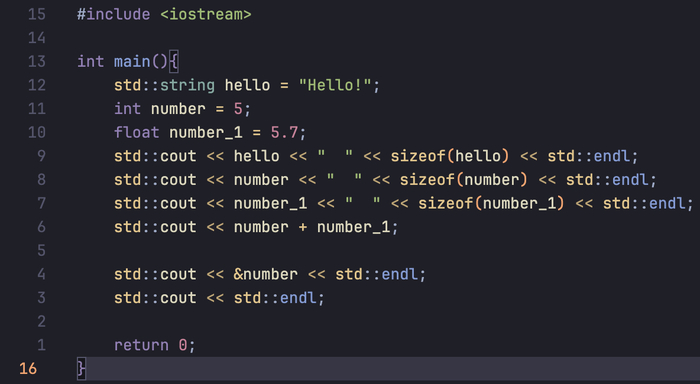������ ���������������� �� c++ ( Day_1 )