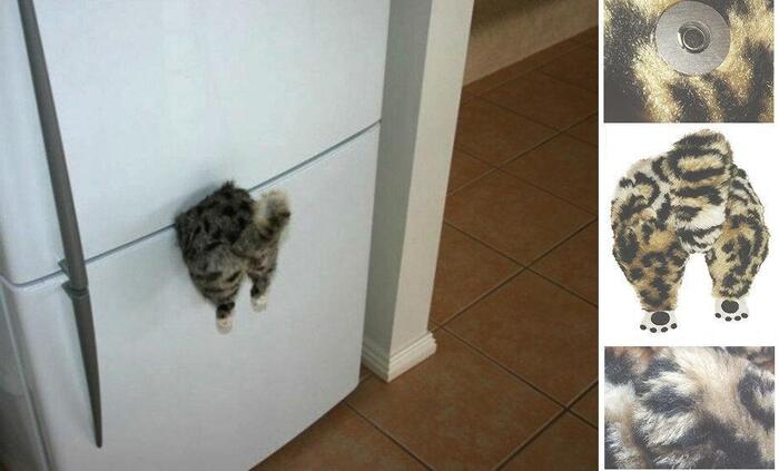 Магнит "Застрявший кот"