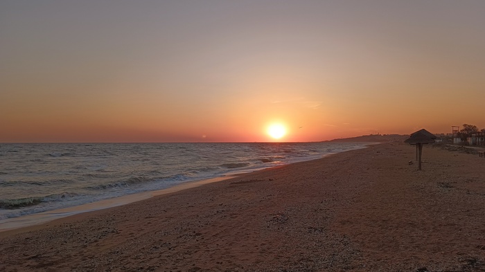 Закат на Азовском море