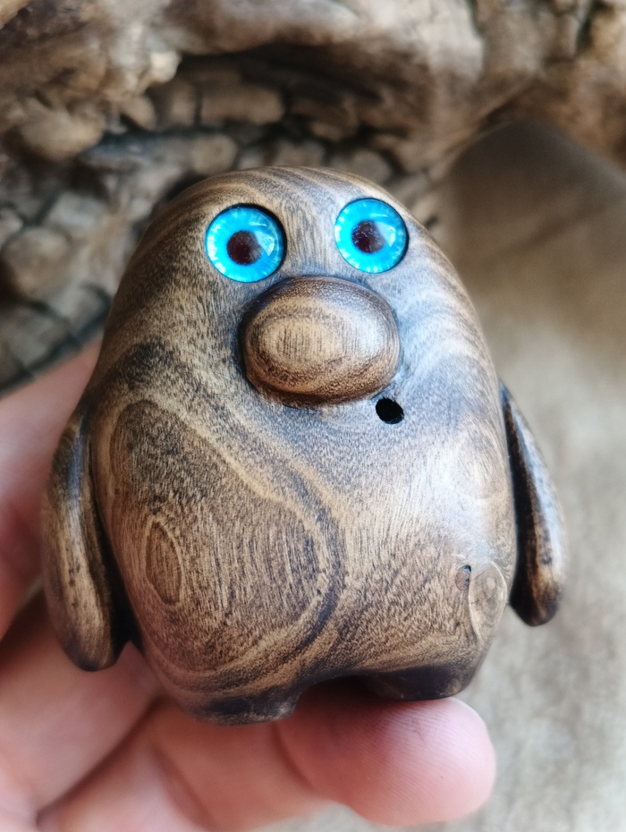 Бабай из оливы с морилкой