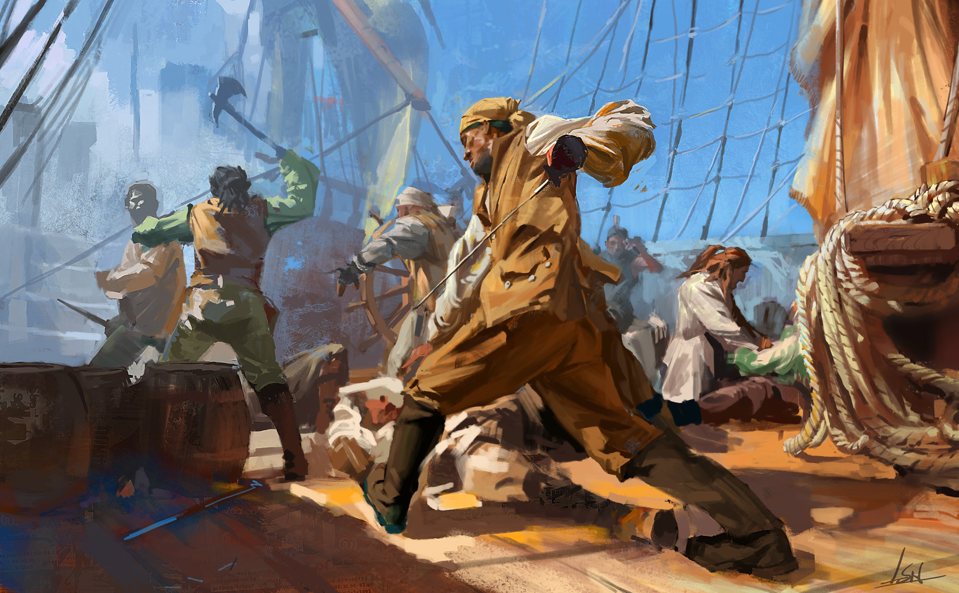The pirate eye patch myth – to see in the dark. Why is that akin to shooting yourself in the foot? - Series History of sail and sailing ships, My, Sea, Ocean, Ship, Nauchpop, Pirates, Piracy, Sail, Sailboat, Yacht, Yachting, Relaxation, Vacation, Repeat, Longpost, , Peekaboo+