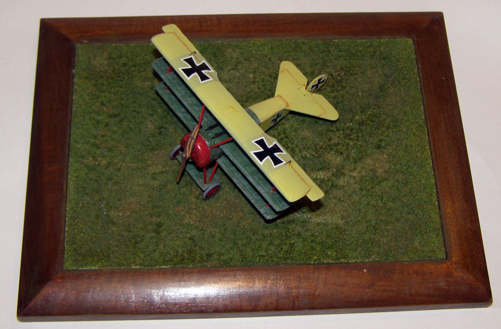 Fokker Dr.I Yellow Baron - My, Stand modeling, Aviation, Military aviation, Scale model, Fighter, Aircraft modeling, Longpost