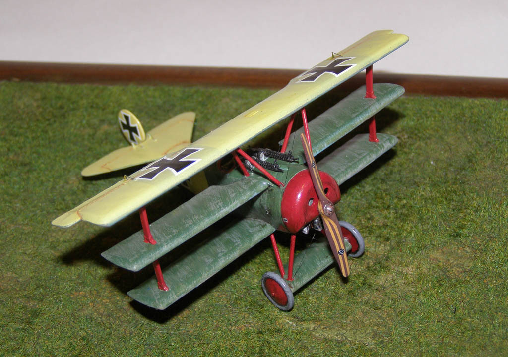 Fokker Dr.I Yellow Baron - My, Stand modeling, Aviation, Military aviation, Scale model, Fighter, Aircraft modeling, Longpost