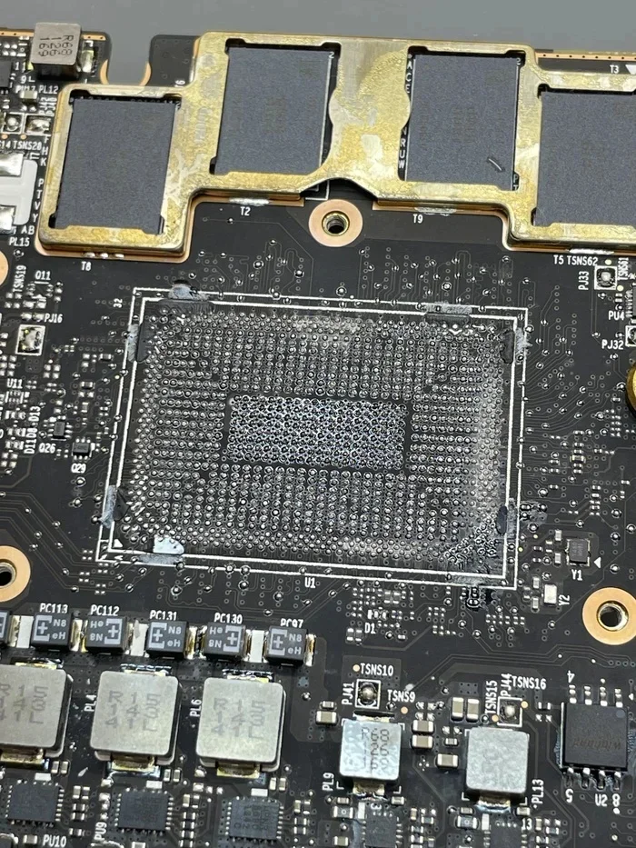 Lenovo Yoga Slim 7 Carbon Repair: A Brick That Was Overheating in the Wrong Places. A Detective Story with a Thermal Imager - Soldering, Repair of equipment, Breaking, Lenovo, Dump, Rebolling, AMD, AMD ryzen, CPU, Laptop Repair, Spare parts, Video, Vertical video, Short videos, Longpost