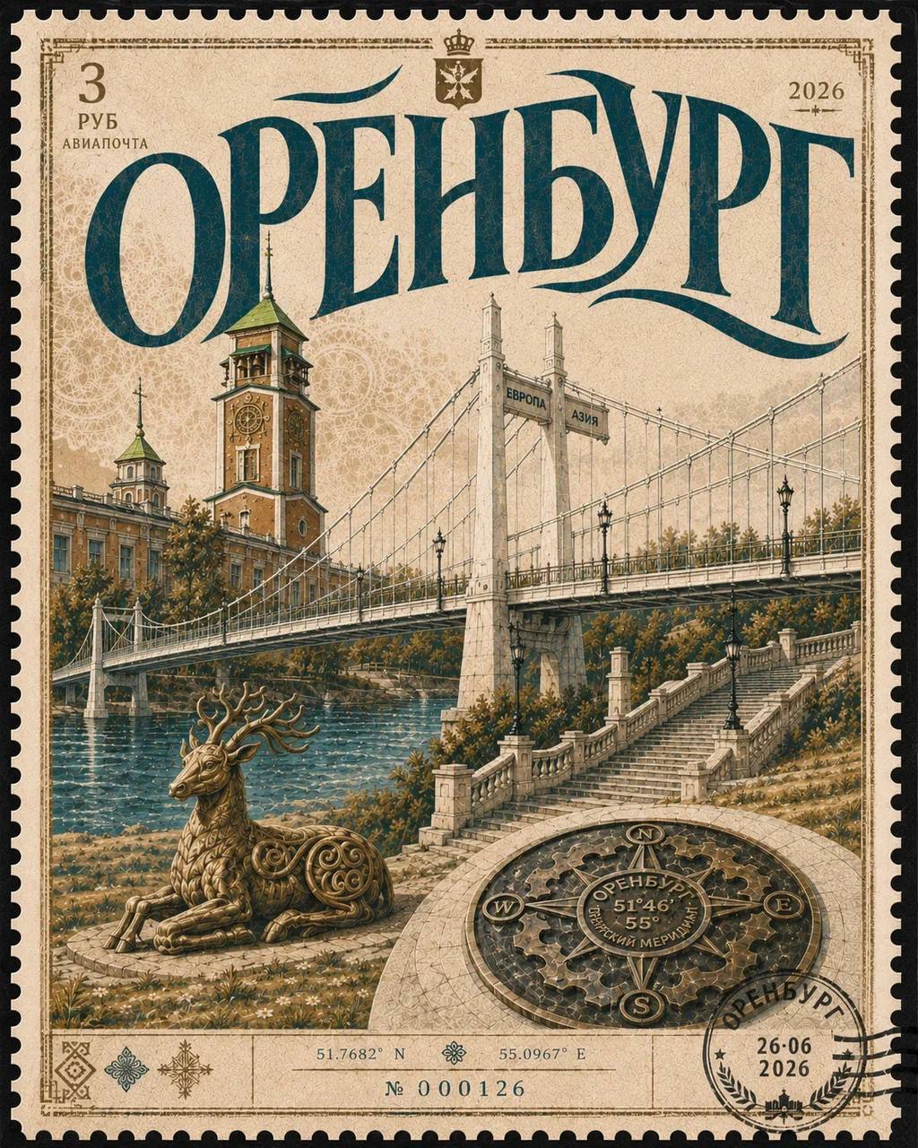 Our stamp collection continues to grow. - Neural Network Content, Artificial Intelligence, Neural network art, Russia, Town, Cities of Russia, Stamps, beauty, Longpost