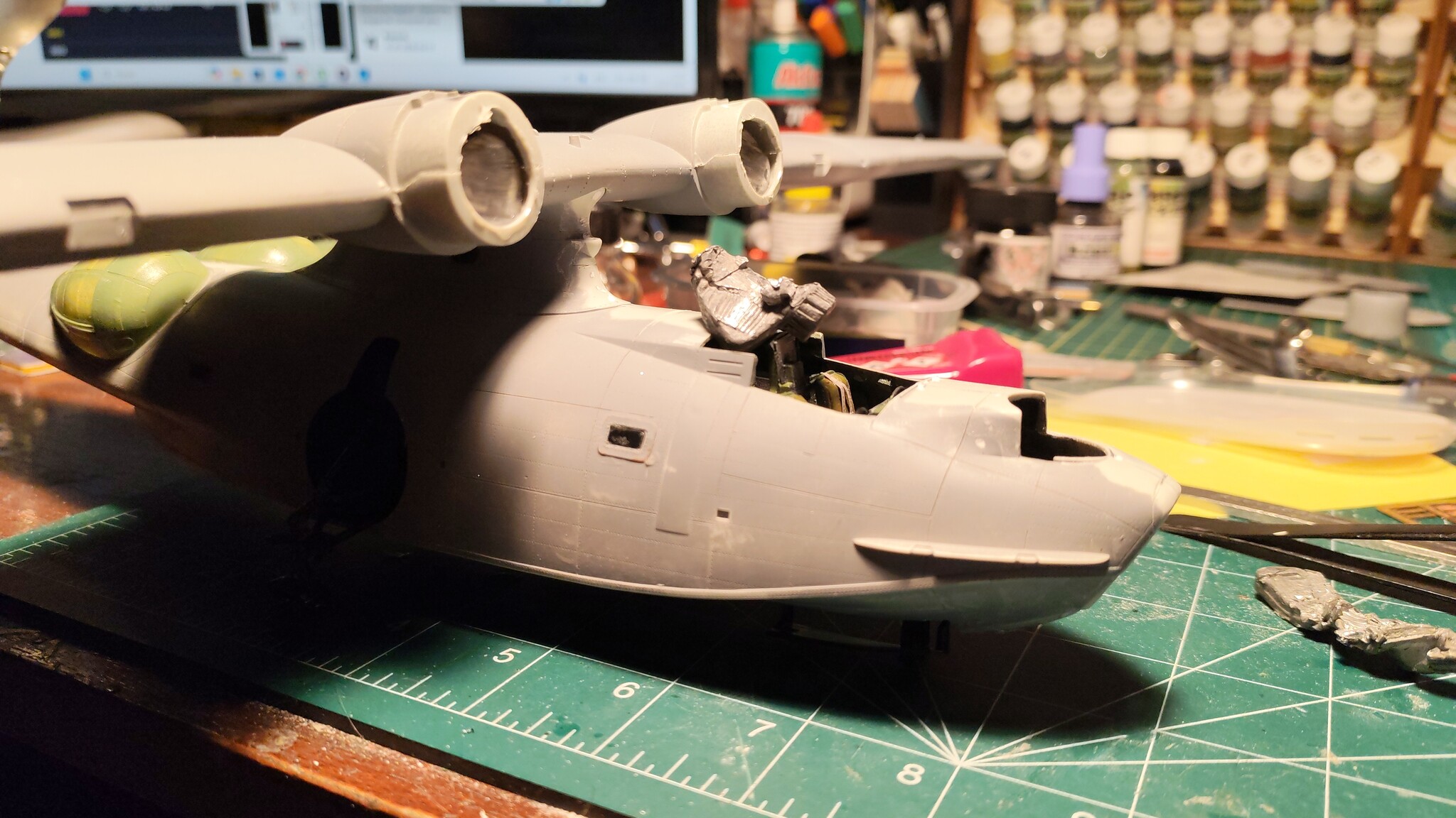 PBY-5A Catalina 1/48  Eduard - My, Stand modeling, Scale model, Modeling, The Second World War, Longpost