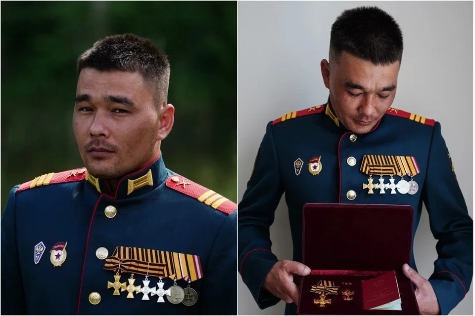A SVO soldier from Buryatia was the first in modern Russia to be awarded all four degrees of the St. George Cross. - My, Special operation, Military, St. George's cross, Military establishment, Ministry of Defence, Longpost, Beaux, Buryats, Nikolay Kumenov, Heroes, Politics