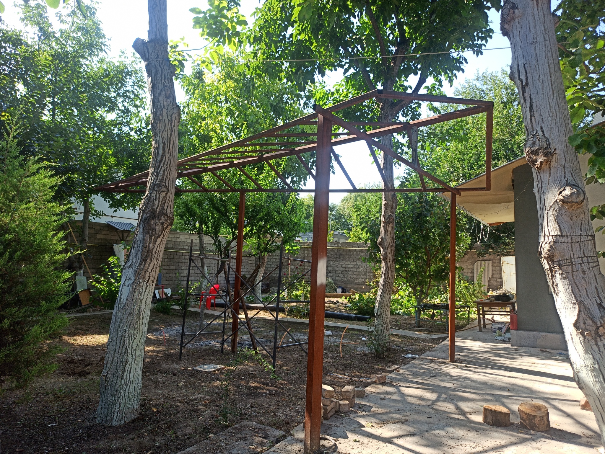 Building an Imperial Star Destroyer - My, Building, Star Wars, Welding, Dacha, Alcove, Longpost